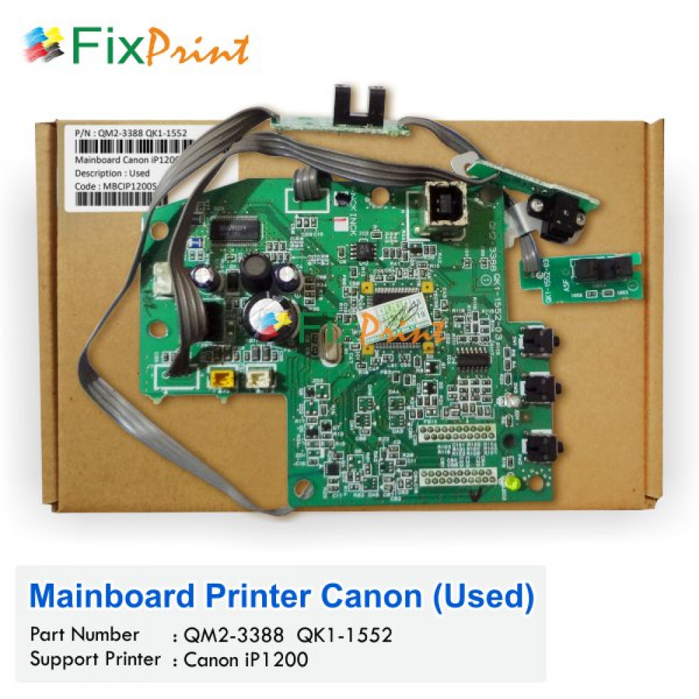 Board Printer Canon iP1200 1200 Used, Mainboard Canon ip-1200 Used, Motherboard ip1200