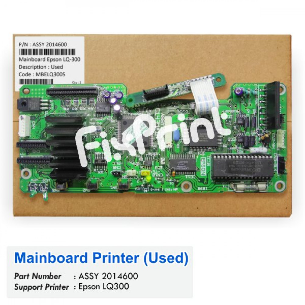 Board Printer Epson LQ-300 Used, Mainboard Epson LQ300 Used, Motherboard LQ 300