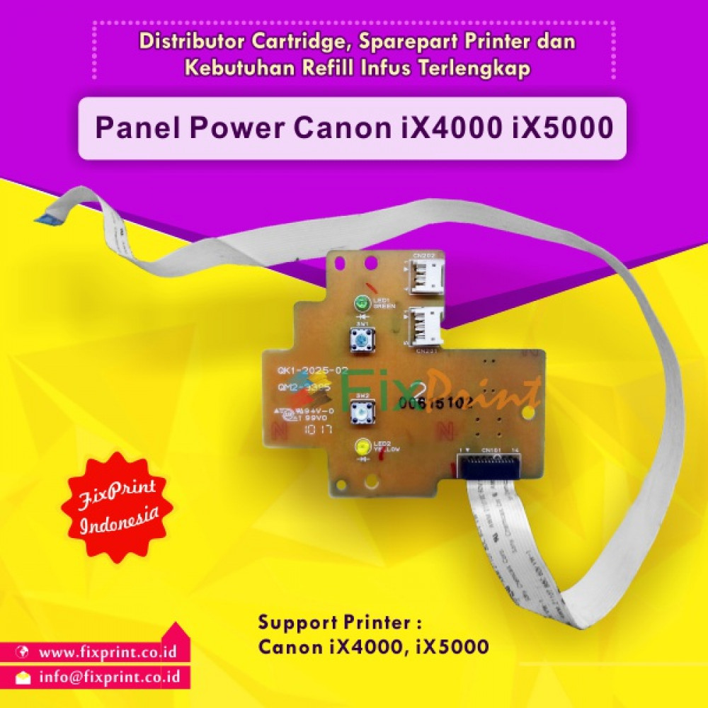 Panel Power Canon IX4000 IX5000 Used