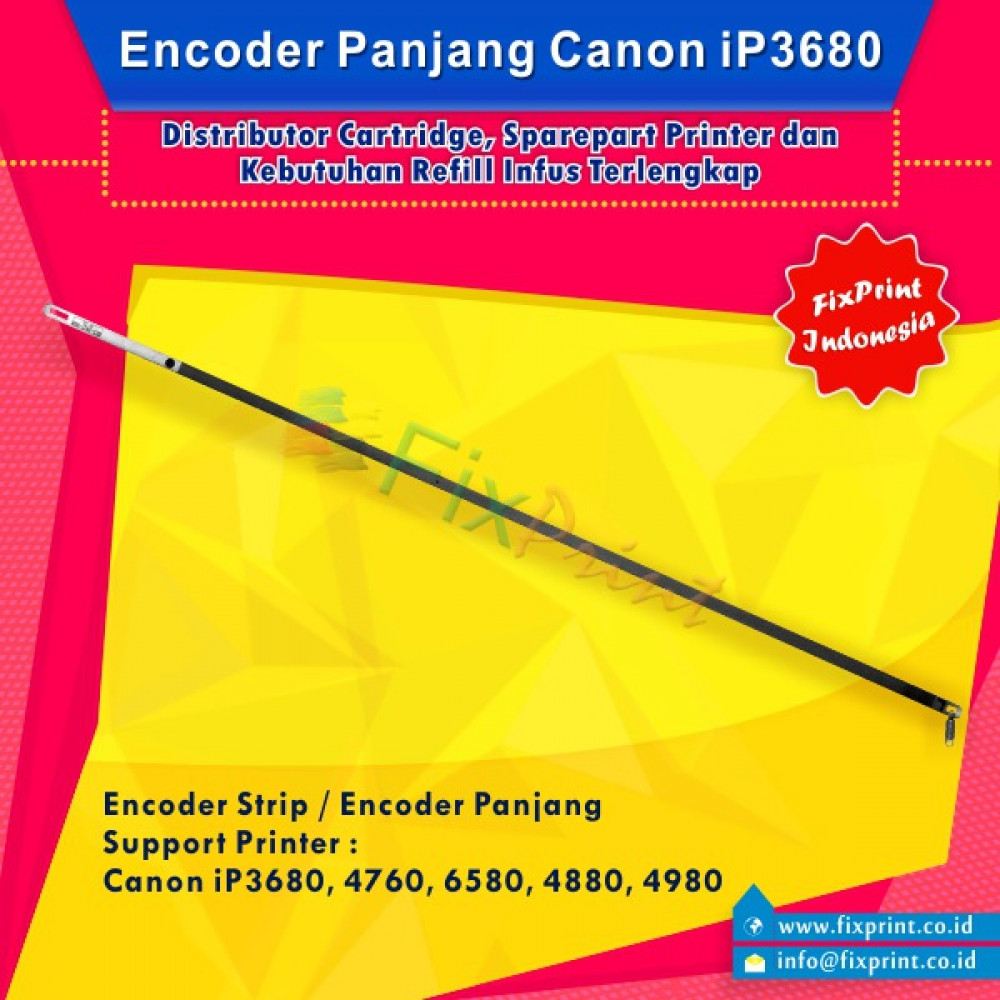 Encoder Panjang Canon iP3680 3680 iP4760 iP6580 iP4880 iP4980, Timing Line Printer IP3680 Used